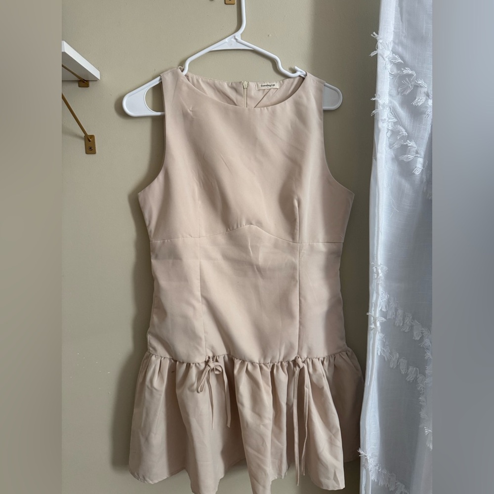 Sunday Cream Drop waist Dress